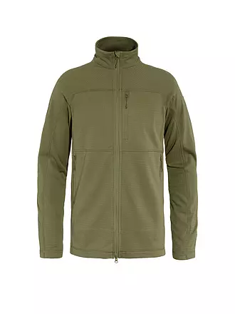 FJÄLLRÄVEN | Giacca in pile da uomo Abisko Lite | olive